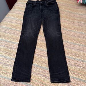 American Eagle Outfitters Men's Black Airflex+ Straight Jeans 31x30